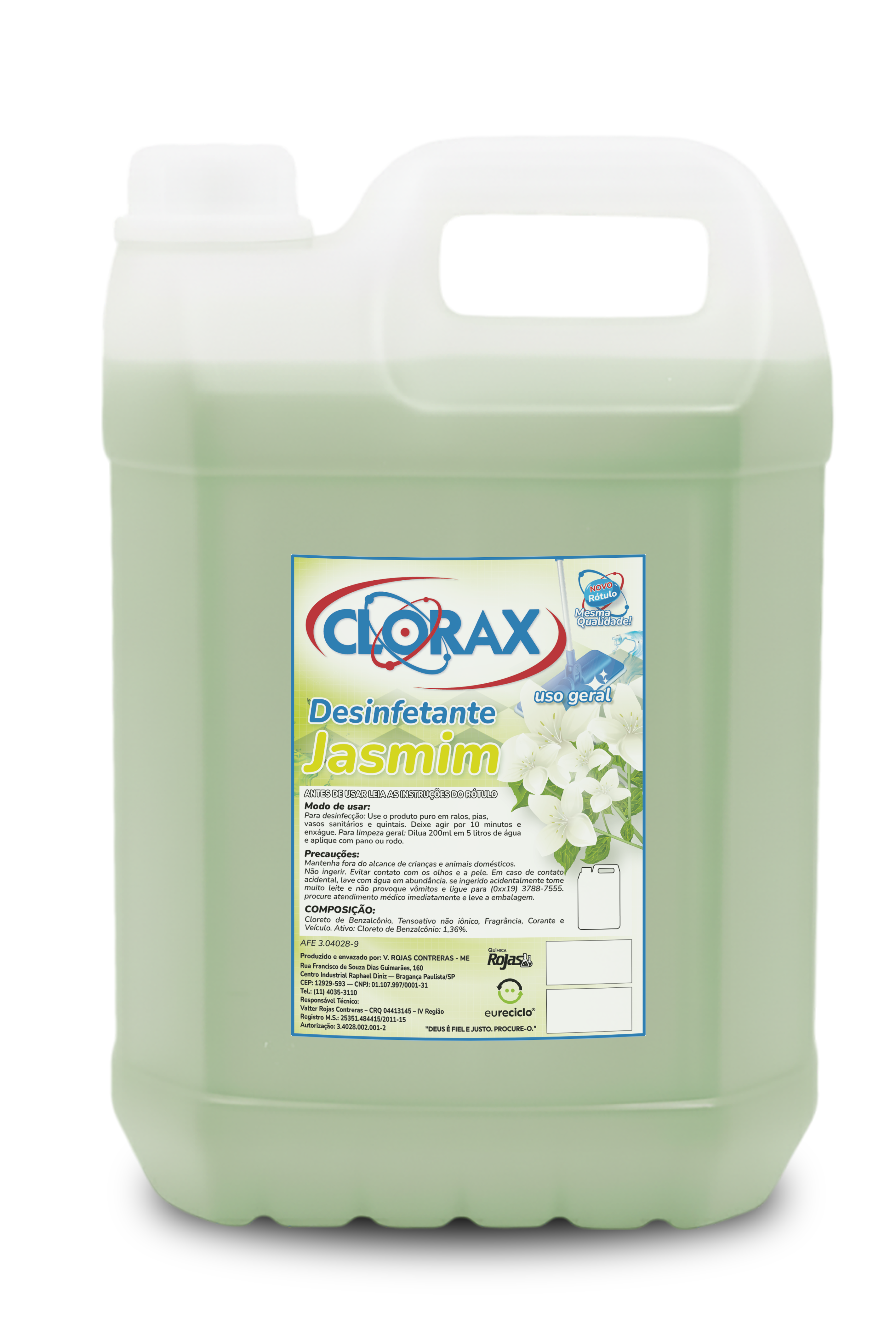 Garrafa de 5L do produto Jasmim
